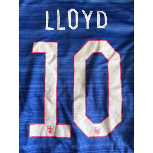 NIKE USA WOMENS SOCCER AWAY JERSEY Size L large 2015 - Picture 6 of 6